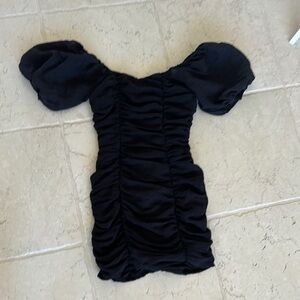 NSR Black Off-Shoulder Dress